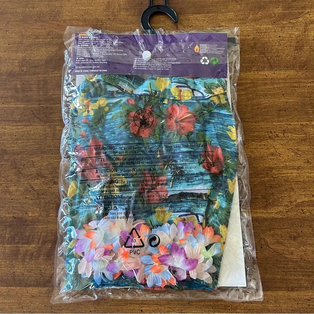 NEW IN BAG - Rubie's Costume Co Hawaiian Luau Pet Costume - Size: Medium
